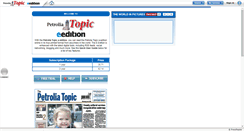 Desktop Screenshot of eedition.petroliatopic.com